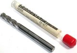 Fullerton 32556 1/4" Diameter 1/4 in shank 4 Flute Solid Carbide Ball End Mill