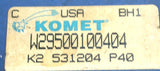 Lot of 4 Komet W29 50010.0404 P40 Carbide Drilling Inserts 531204
