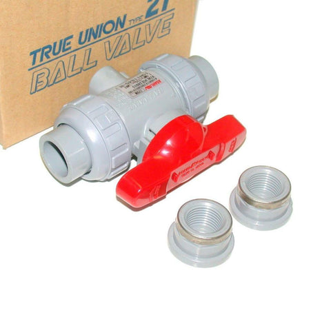 New Asahi Valves 10H11845-H C-PVC True Union Ball Valve 15 mm 1/2" EPDM TYPE 21