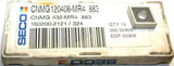 Lot of 10 New SECO CNMG432-MR4-48 883 Carbide Turning Inserts