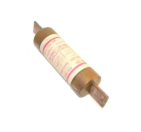 GOULD SHAWMUT TRI-ONIC 300 AMP TIME DELAY FUSE 600 VAC MODEL TRS300