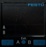 Festo SPAB-P10R-N18-2P-L1 Pressure Sensor 0-10 Bar 2 PNP Output 12-24VDC 8000059