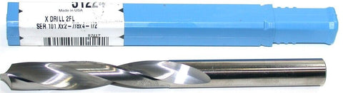 SGS 51224 Letter X 2 flute Solid Carbide Drill .3970" Dia