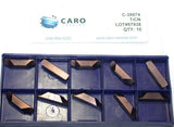Lot of 10 CARO C-39974 Cut-Off & Grooving Carbide Inserts