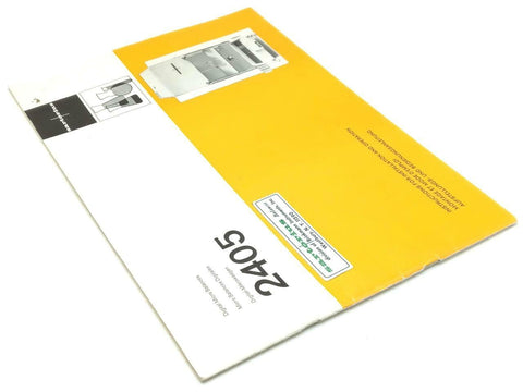 Sartorius Model 2405 Digital Micro Balance Operation & Instruction Manual