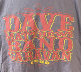 American Apparel Men's Dave Matthews Band Caravan 2011 Brown Shirt Size XL