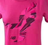 New Balance Women's NB Breast Cancer Awareness Pink Short Sleeve Shirt Size XS