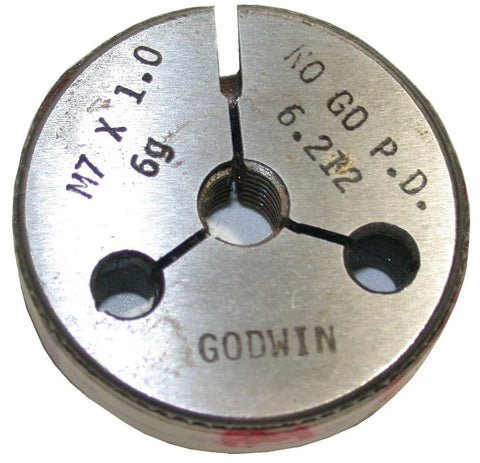 GODWIN NO GO THREAD RING GAGE M7 X 1.0-6g