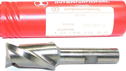 YG-1 Minicut 0205-0032-16 1" Diameter 1/2" Shank 2 Flute HSS End Mill New