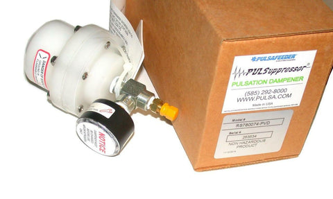 New Pulsafeeder RS780074-PVD Pulsation Dampener Valve