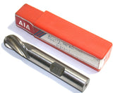 AIA 3/8" Diameter 3/8" Shank 4 Flute HSS Ball End Mill