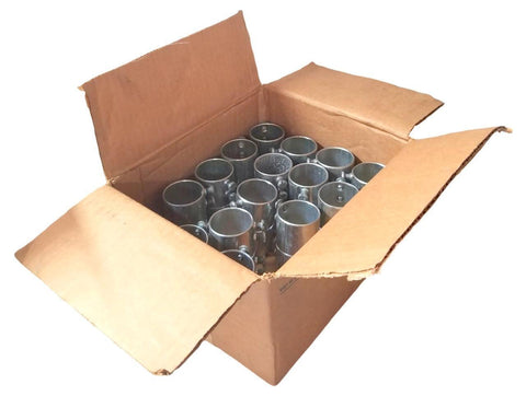 Steel City TK-124 EMT Set-Screw Couplings 1-1/4" Galvanized Steel (Box of 15)