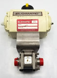 El-O-Matic ES.2.5-3 Pneumatic Valve Actuator 120 PSI W/ Valve