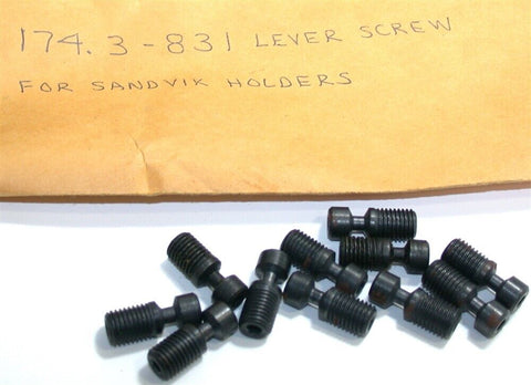 Lot of 11 New Sandvik 174.3-831 Insert Lever Screws
