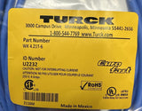 Turck WK 4.21T-6 Eurofast Cordset Cable Blue 6m 4-Pin U2232 Right Angle Female