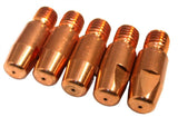Lot of 5 Binzel 140.0348.25 Heavy Duty Copper Contact Tips 1.0mm