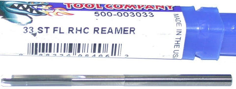Monster Tool 500-003033 4-Flute Straight Flute .1130" #33 Carbide Reamer New