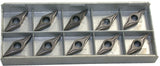 Lot of 10 New Iscar DCMT 3-0-SM IC907 Carbide Coated Turning inserts 05505012