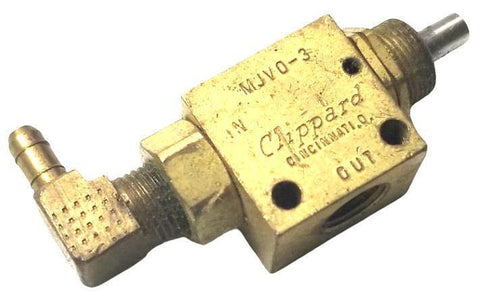 Clippard MJV0-3 Pneumatic On-Off Momentary Valve