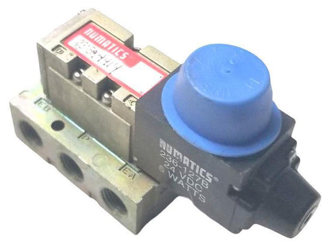 Numatics 031SA4414 Solenoid Valve W/ Coil 236-127B 24VDC 6W
