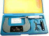 Outside .0001" Micrometer Carbide Faces Locknut 2 to 3" w/Standard & Case NIB