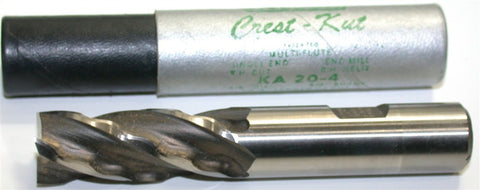 Weldon KA 20-4 5/8" Diameter 4 Flute Crest-Kut Rough/Finish End Mill New