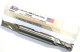 Regal 050098AM 5/16" Diameter 3/8" Shank 2 Flute Double End HSS End Mill