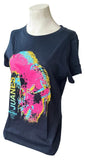 Hard Rock Cafe Women's Juanes Graphic Black Short Sleeve Shirt Size Medium