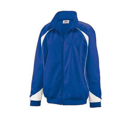 NEW TEAMWORK 8331-15 YOUTH PRIME WARMUP JACKET ROYAL/WHITE