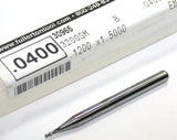 Fullerton 30965 .040" Diameter 4 Flute Solid Carbide Ball End Mill