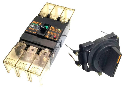 Fuji EG203B Earth Leakage Breaker 150A 50-60Hz 100-440V 15-60kA W/ Selector Knob