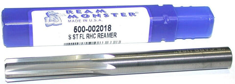 Monster Tool 500-002018 6-Flute Straight Flute Letter S .3480" Carbide Reamer