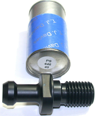 T. J. Davies PS-446X45 Retention Knob/Pull Stud Made in the USA For BT-50 Shank