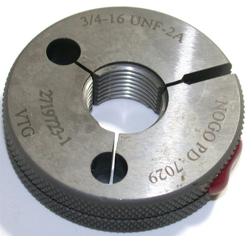 Vermont 3/4"-16 UNF 2A Thread Ring No Go Gage