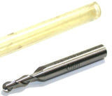 Richards 3mm Diameter 3/16" Shank 2 Flute HSS Ball End Mill