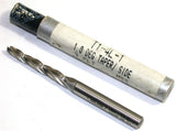 Weldon T1-4L-1 1 Degree 1/8" Diameter 3/16" Shank 3 Flute HSS Tapered End Mill