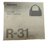 Toshiba RBN1310C Black Fabric Ribbon Cartridge 3-In-One