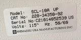 Shimadzu SCL-10A VP System Controller 228-34350-92 115 Volts - SOLD AS IS