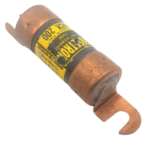 Bussmann Fusetron ACK-200 ACK Fuse 200 Amp Dual Element Copper