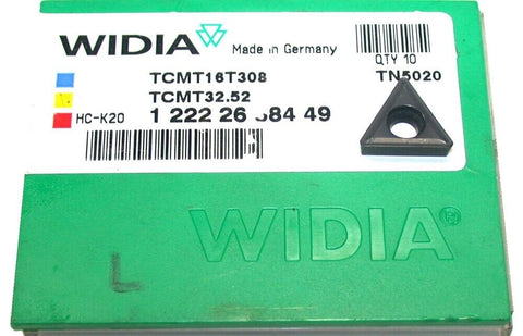 8 Walter TCMT16T308 TN5020 Positive Carbide Turning Inserts