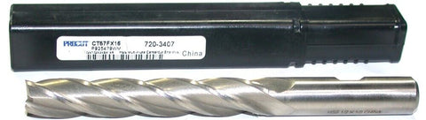 Procut 720-3407 1/2" Diameter 1/2" Shank 4 Flute HSS End Mill New