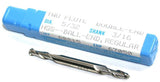 Niagara 67050 5/32" 3/16" Shank 2 Flute Double End Ball End Mill