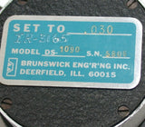 Brunswick 90 Degrees Dialsink 0 To 1" Chamfer Gage DS-1090