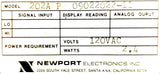 Newport 202A-P Process Meter 120V 2.4W 09022022-11