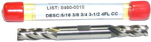 YG-1 Minicut 0460-0010 5/16" Diameter 3/8" Shank 4 Flute HSS End Mill New
