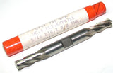 Brubaker 78018 5/16" Diameter 3/8" Shank 4 Flute Double End HSS End Mill