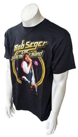 Anvil Men's Bob Seger & The Silver Bullet Band 2013 Tour Black Shirt Size Large