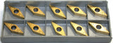 Lot of 10 New Iscar VNMG 2.5-1-SF IC507 Carbide Coated Turning inserts 05503793