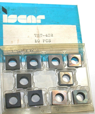 Lot of 10 Iscar TST-432 Carbide inserts