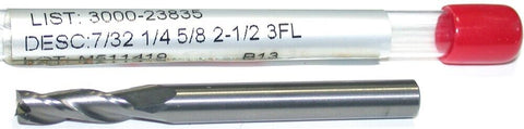 YG-1 Minicut 3000-23835 7/32" Diameter 1/4" Shank 3 Flute Carbide End Mill New
